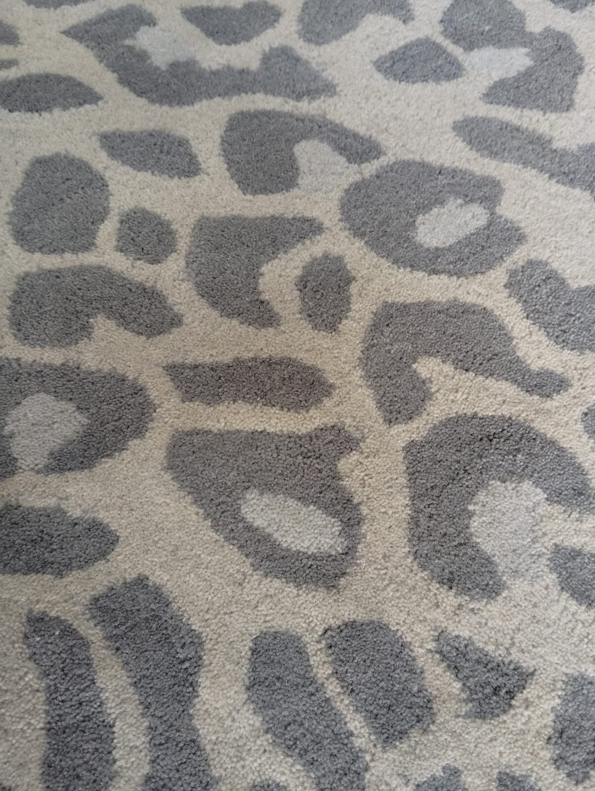 Wild One Grey Wool handtufted wool Organic Weave Shop