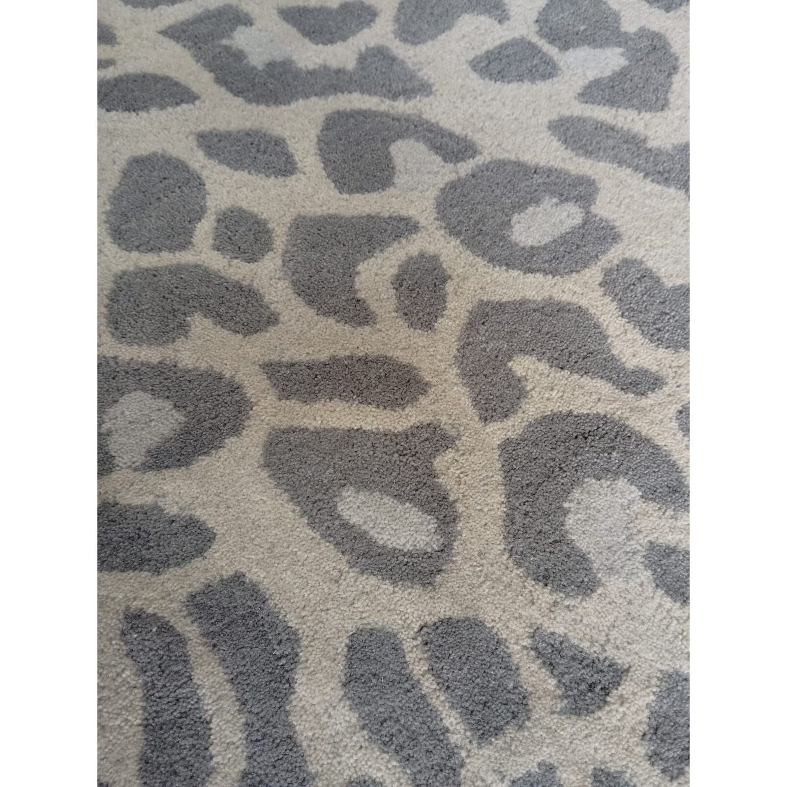 Wild One Grey Wool handtufted wool Organic Weave Shop