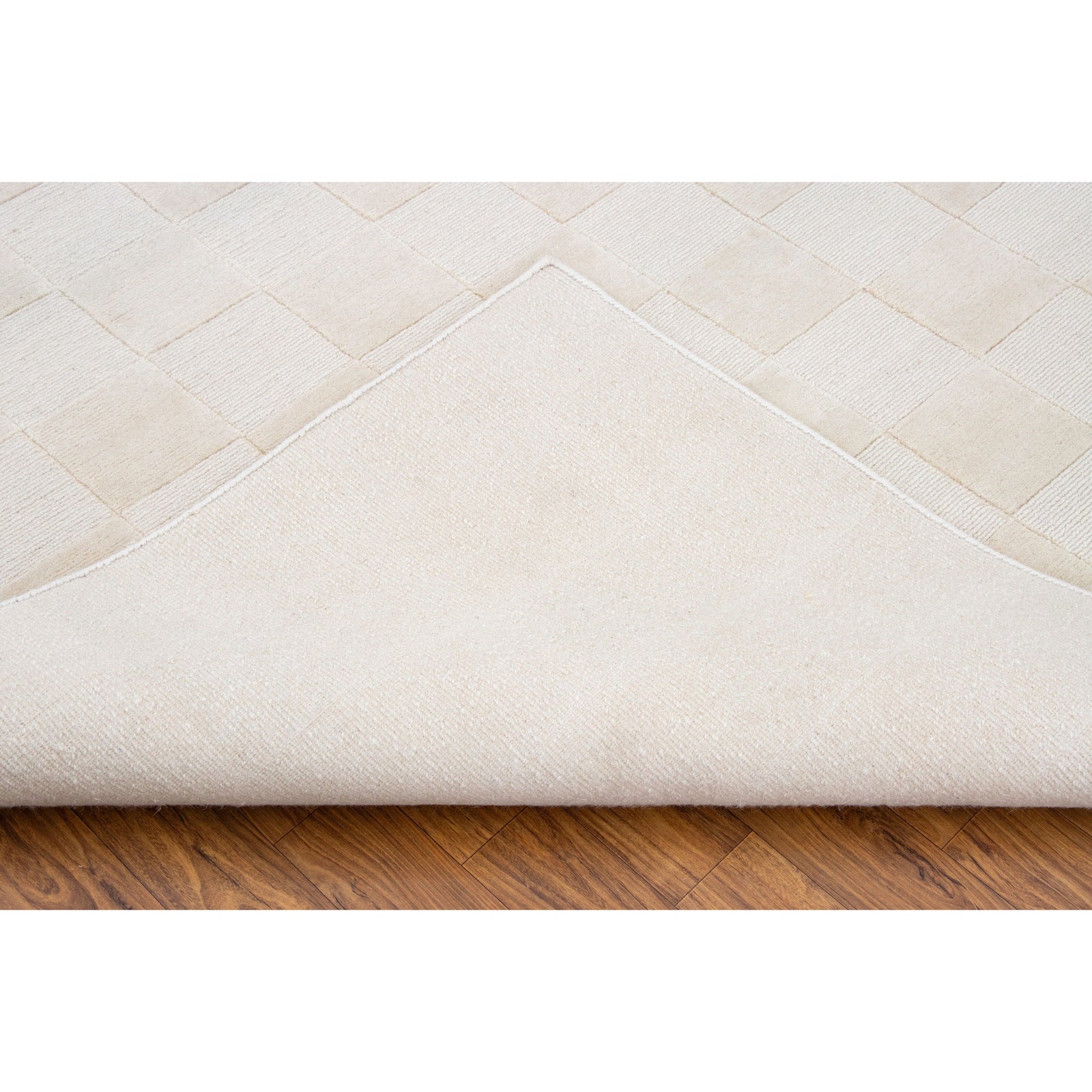 Ashley Tibetan Grey Handknotted Wool handknotted tibetan 60 knot Organic Weave Shop