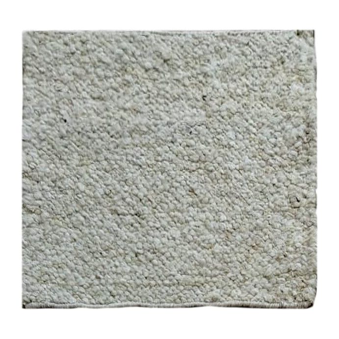 Boucle Wool - 4 colors wool flatweave Organic Weave Shop 6' Circle Oatmeal