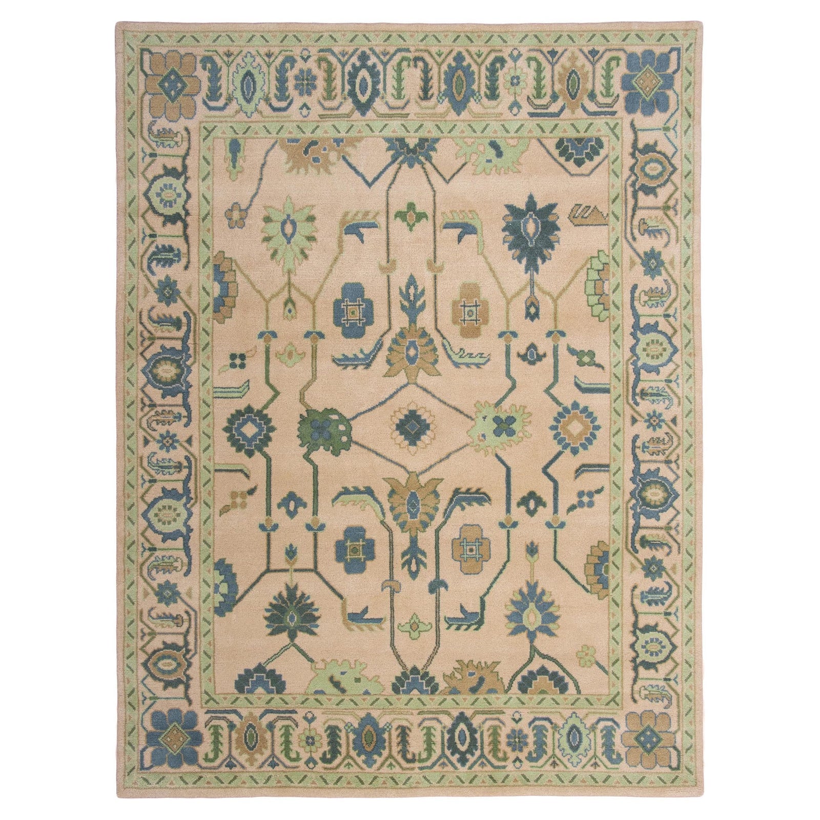 Clara Wool Handknotted 8x10 Rugs Organic Weave Shop
