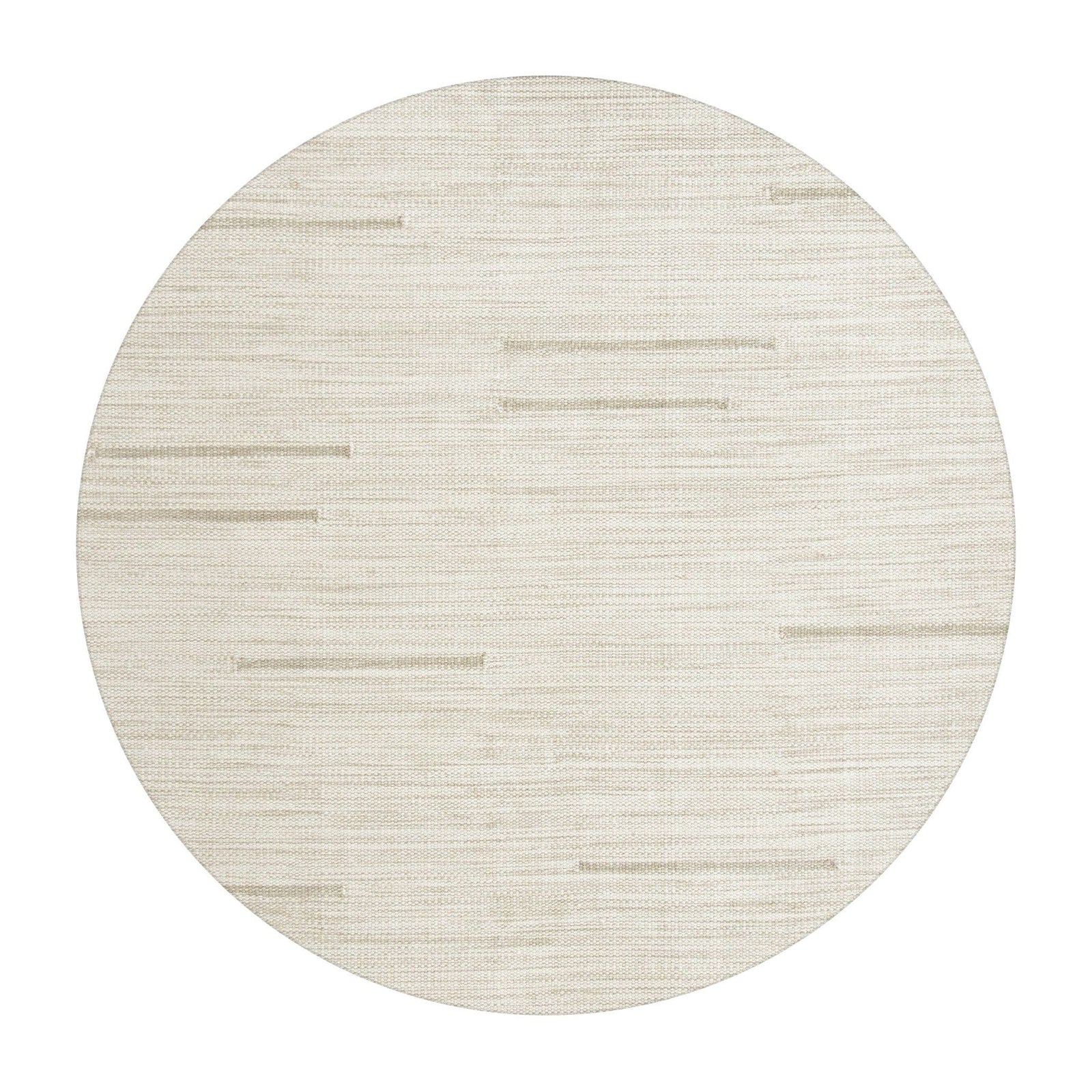 Collins Taupe Wool Flatweave wool flatweave Organic Weave Shop 6' round Taupe