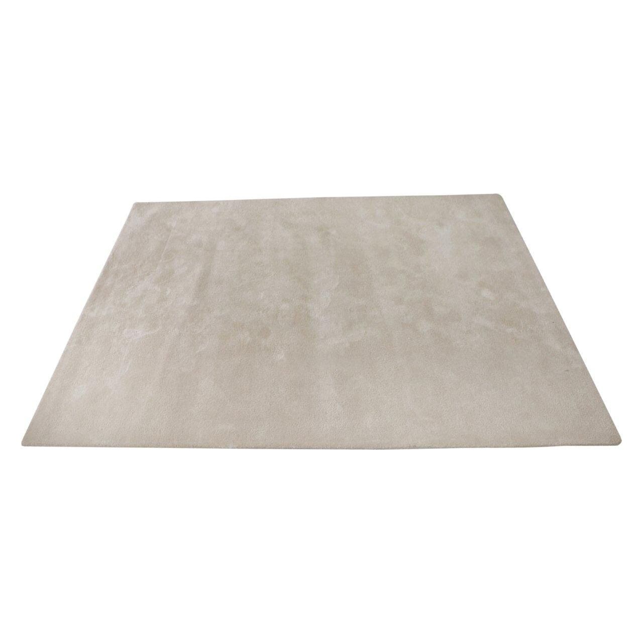Simplicity Solid Wool Handknotted - 9 Colors handknotted tibetan 60 knot Organic Weave Shop 3' x 10 Cream