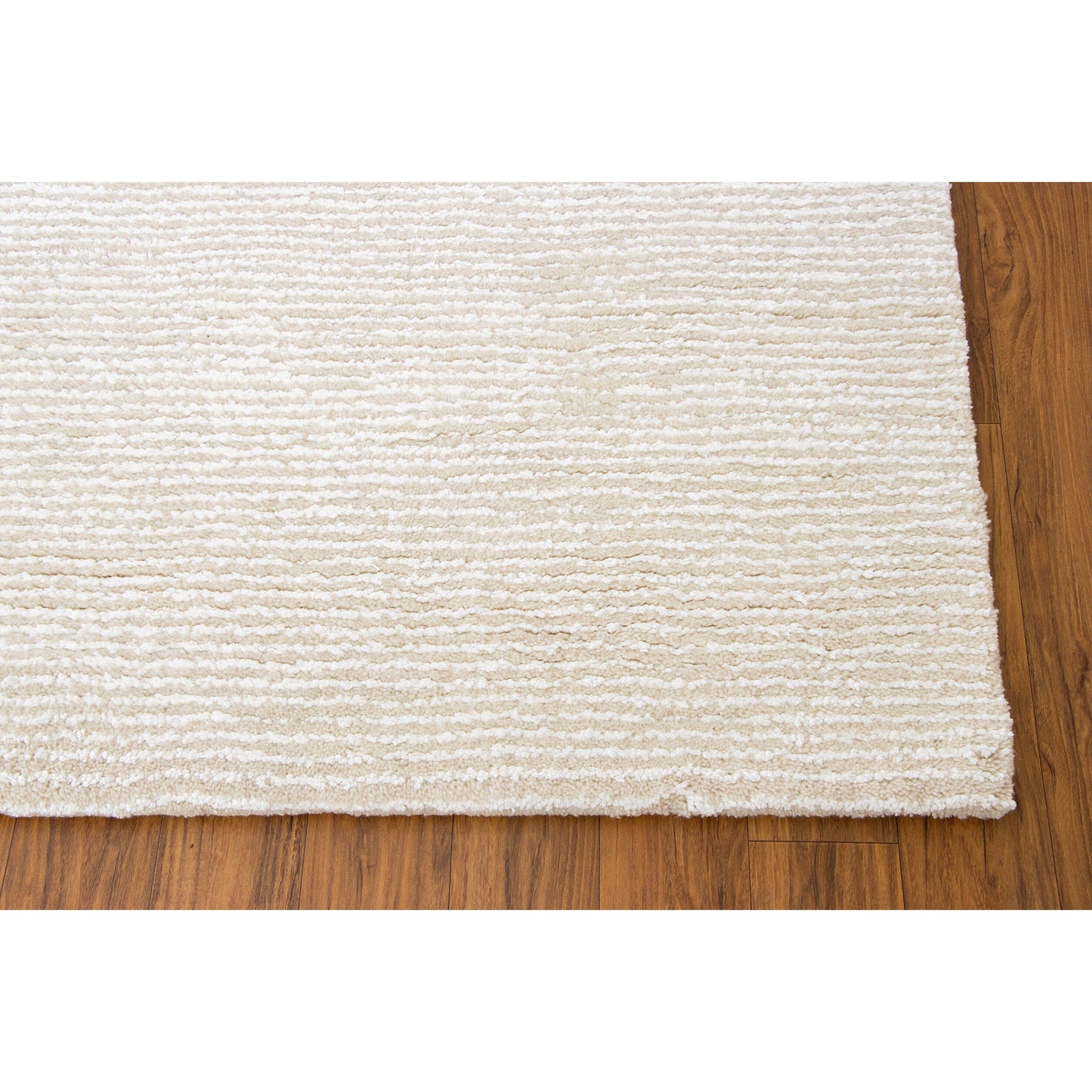 Seersucker Shag Handknotted - 7 Colors Rugs Organic Weave Shop 6' x 9' Cream