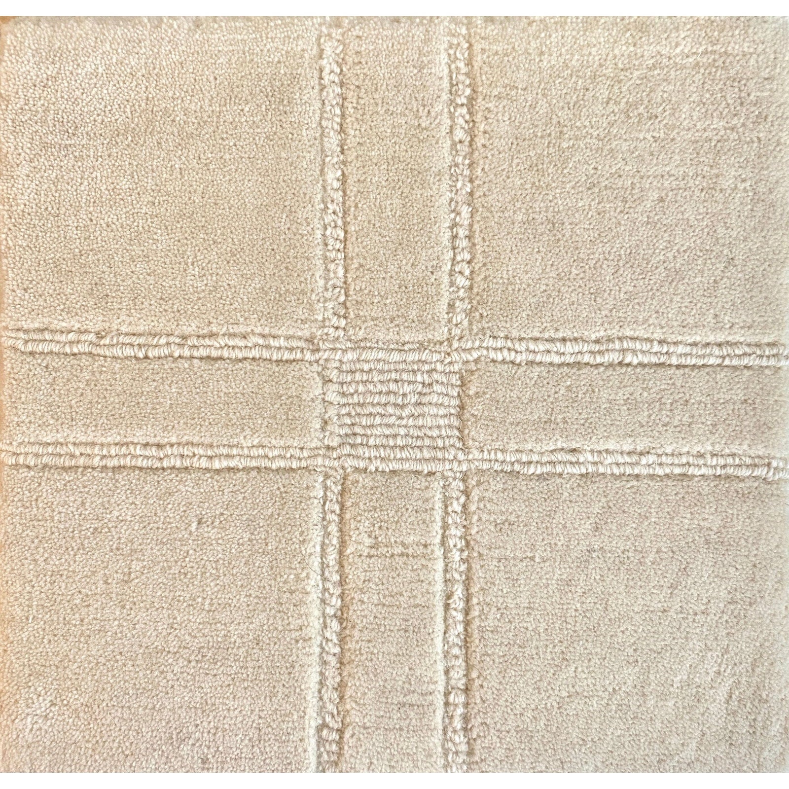Henderson Tibetan Handknotted Wool - More Colors Available handknotted tibetan 60 knot Organic Weave Shop 6'x9' Ivory