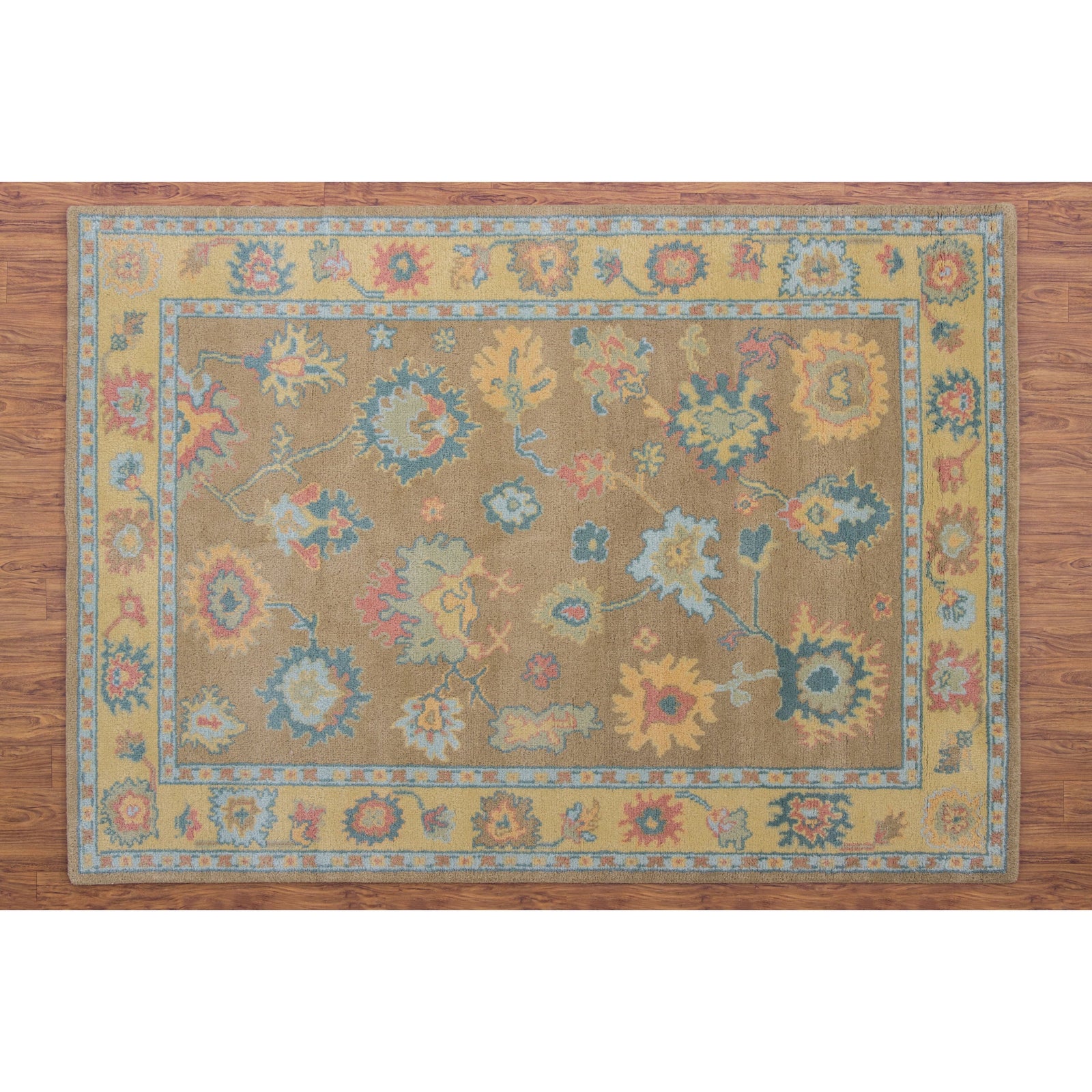 Sienna Wool Handknotted 5x7 Rugs Organic Weave Shop