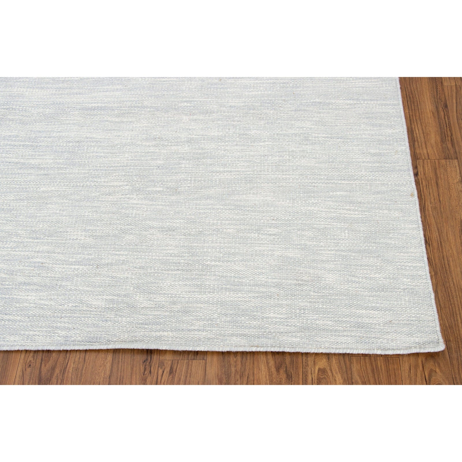 Strie Wool Flatweave Grey wool flatweave Organic Weave Shop 6'x9' Grey