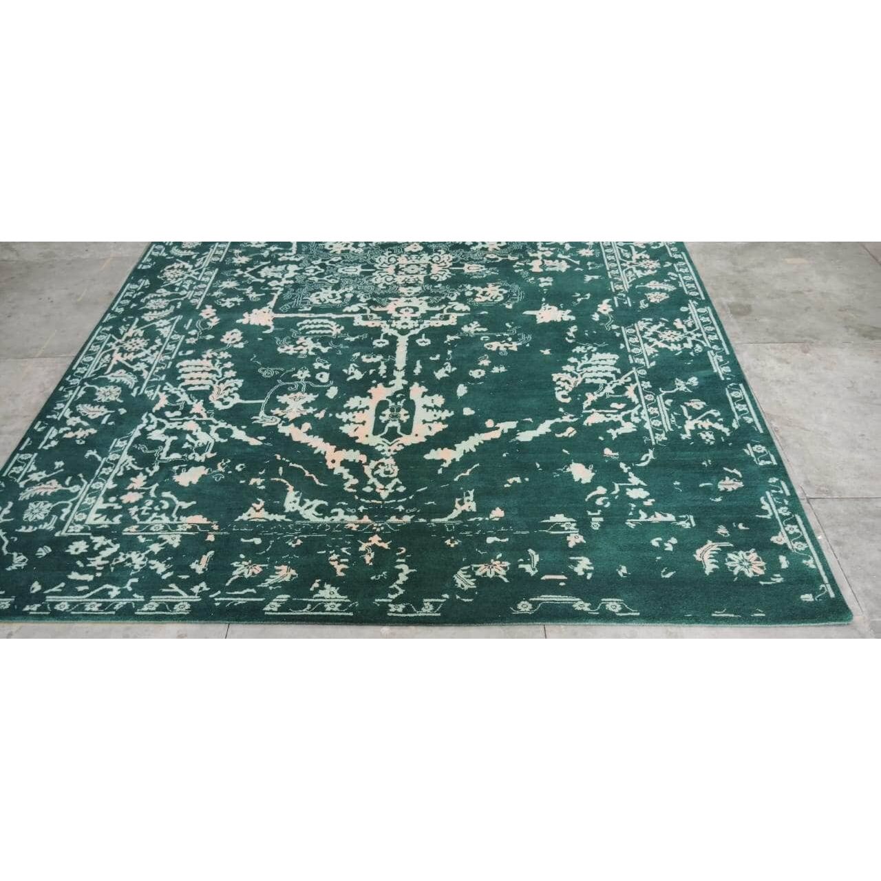 Abbott Handknotted Persian Knot handknotted tibetan 60 knot Organic Weave Shop