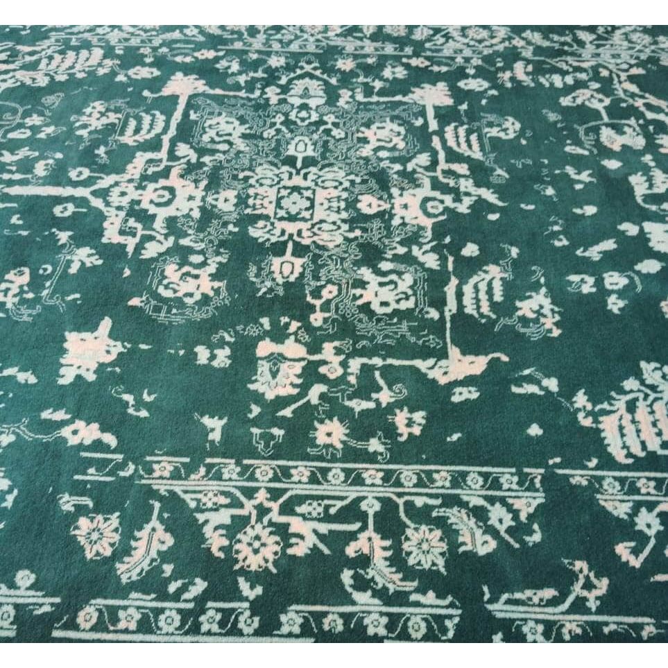 Abbott Handknotted Persian Knot handknotted tibetan 60 knot Organic Weave Shop