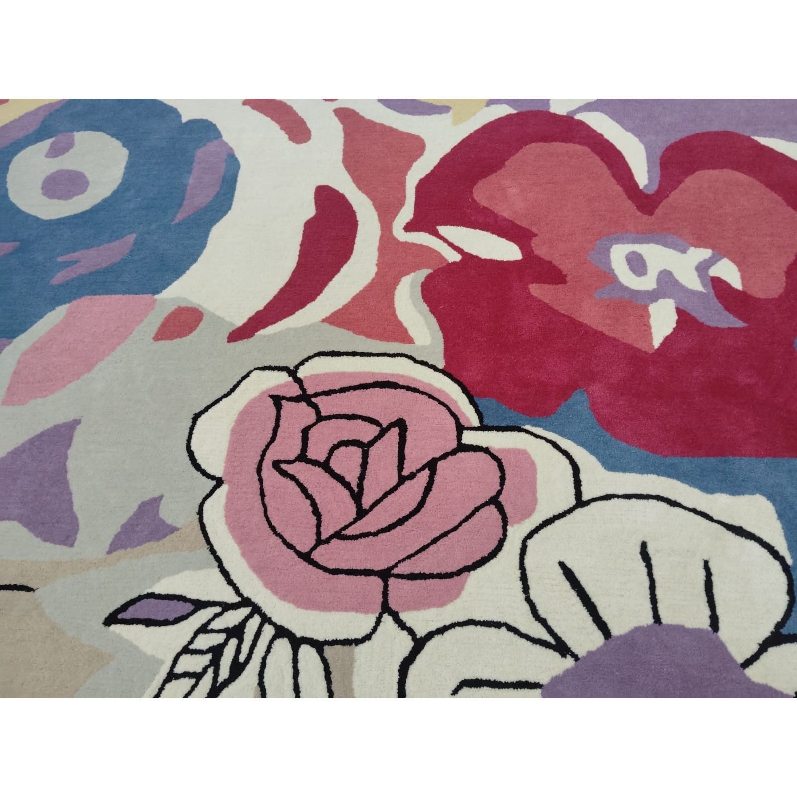 Blossom Wool handtufted wool Organic Weave Shop