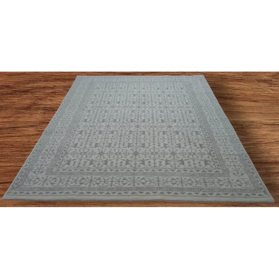Middleton Taupe Handknotted handknotted tibetan 60 knot Organic Weave Shop