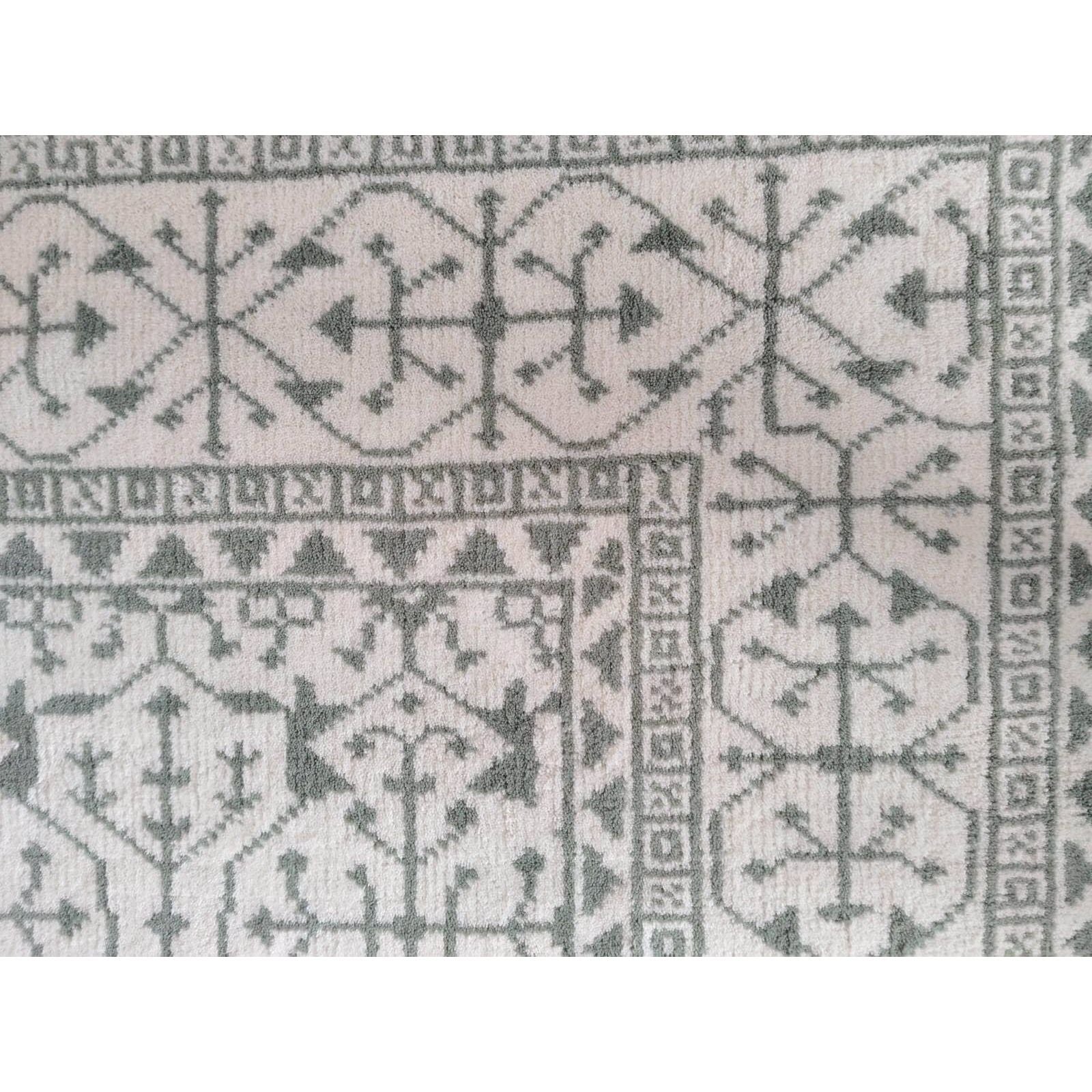 Middleton Green Handknotted Wool handknotted tibetan 60 knot Organic Weave Shop