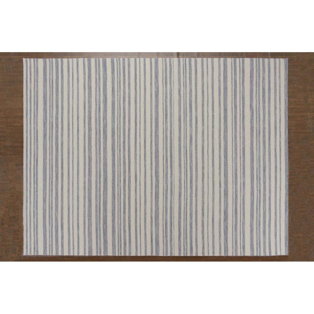 Anderson Strie Stripe Wool Flatweave wool flatweave Organic Weave Shop