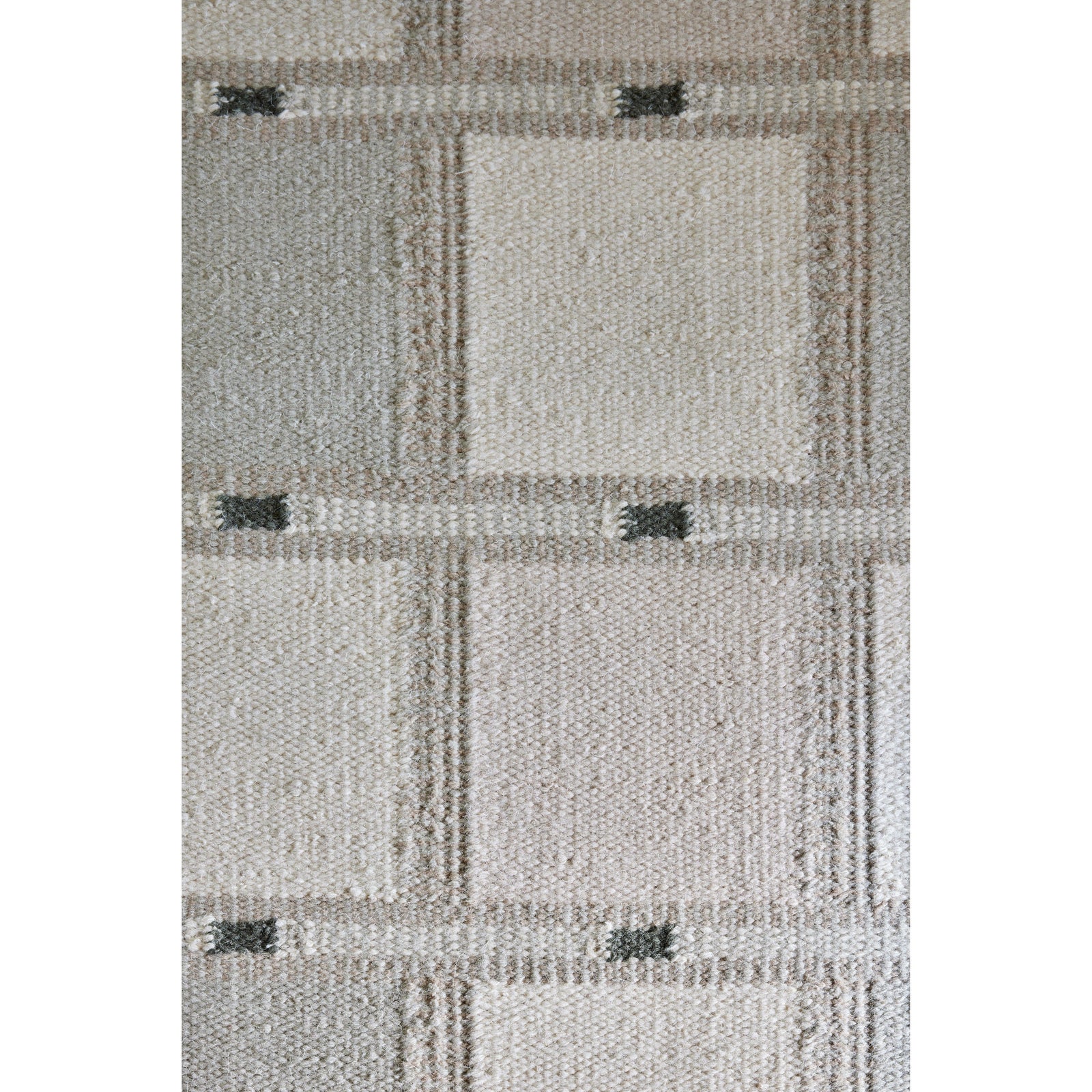 Ferriss Wool Flatweave Neutral wool flatweave Organic Weave Shop