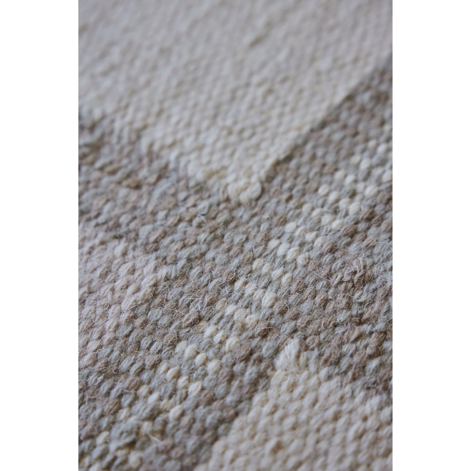 Ferriss Wool Flatweave Neutral wool flatweave Organic Weave Shop
