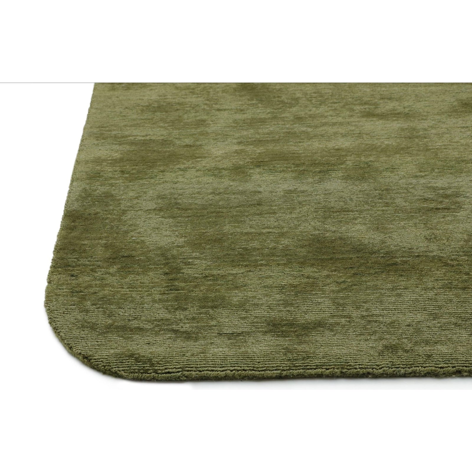Diana Solid Handknotted Wool - 8 colors Rugs Organic Weave Shop 3x10 Runner Olive Green