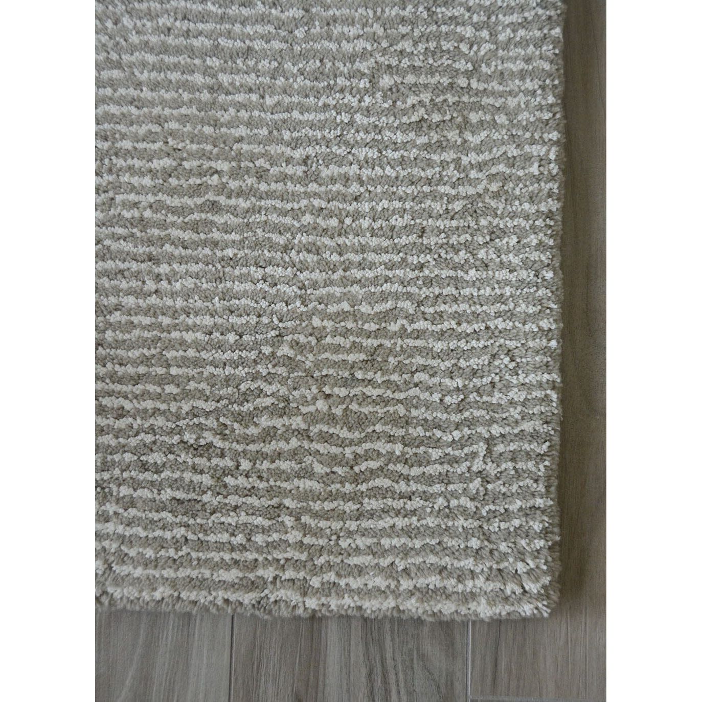 Seersucker Wool+Cotton Shag - 12 Colors handtufted wool + cotton shag Organic Weave Shop 6' Circle/Round Taupe
