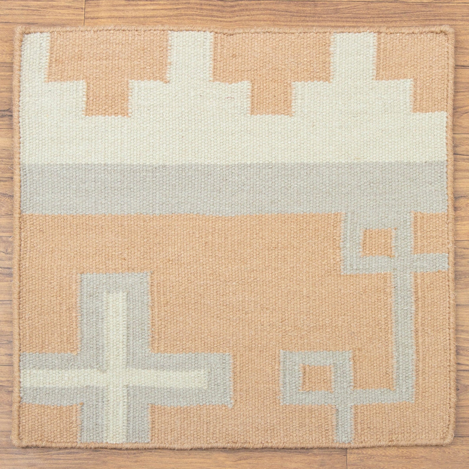 Seibel Terracotta Wool Flatweave SAMPLE wool flatweave Organic Weave Shop Terracotta
