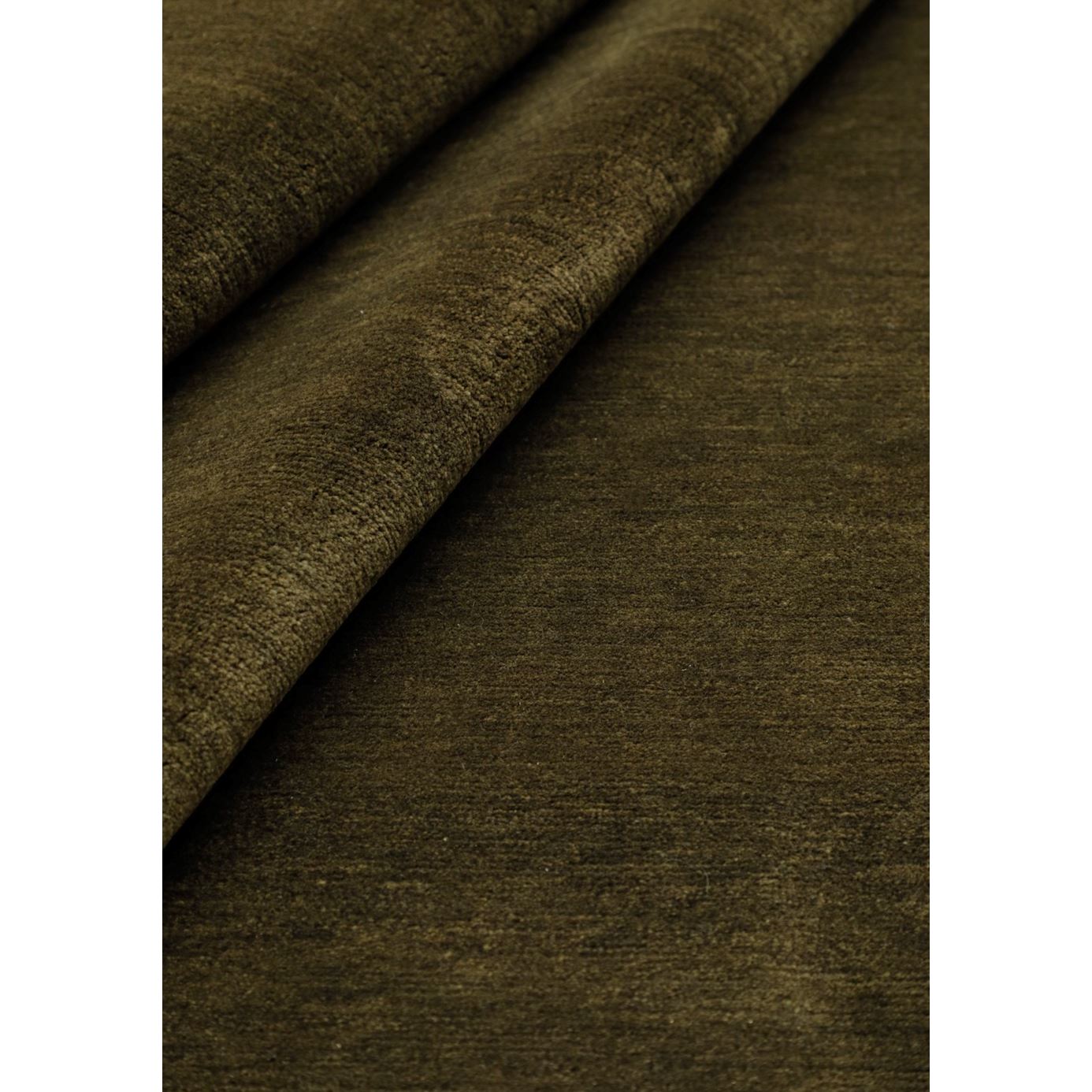 Diana Solid Handknotted Wool - 8 colors Rugs Organic Weave Shop 6'x9' Chocolate