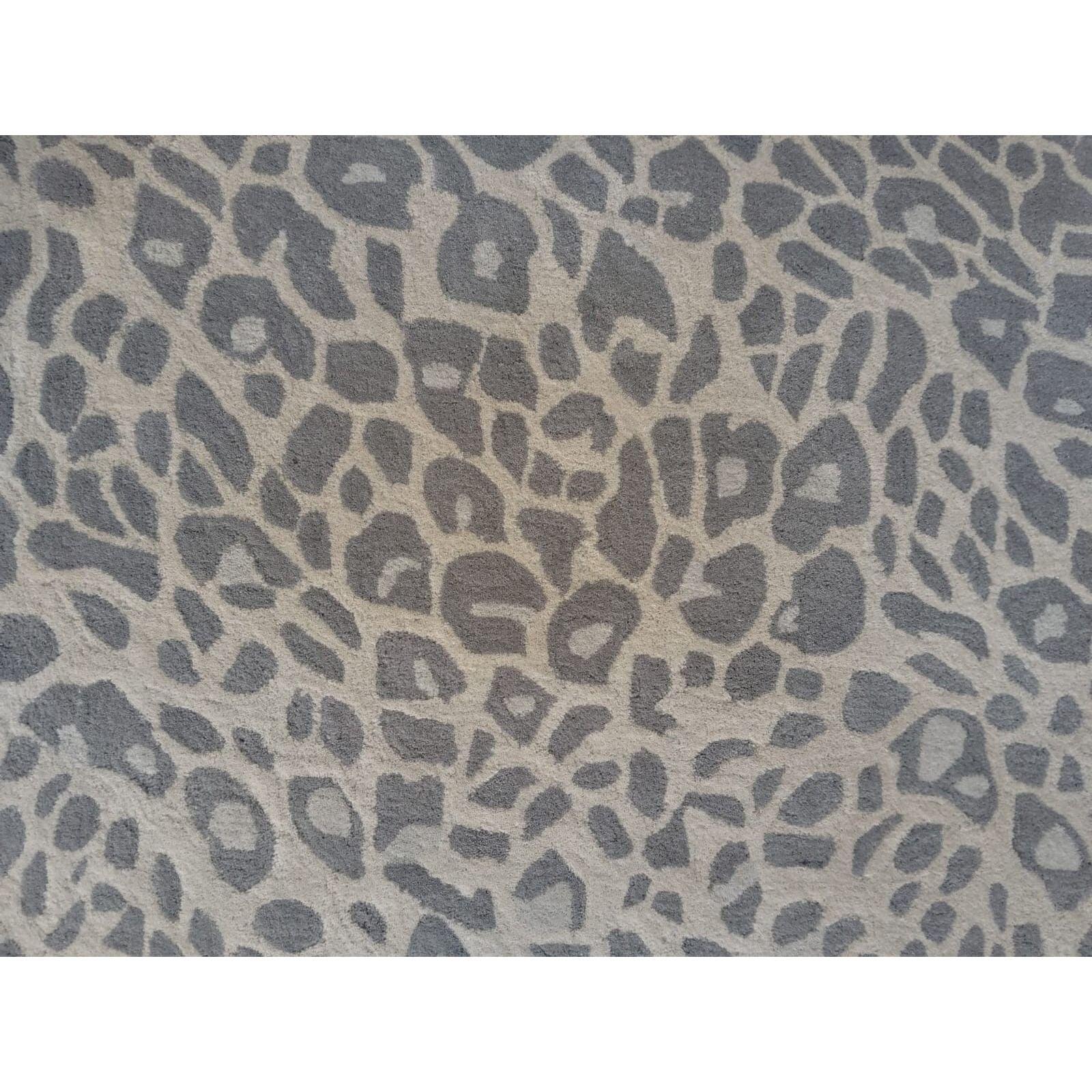 Wild One Grey Wool handtufted wool Organic Weave Shop