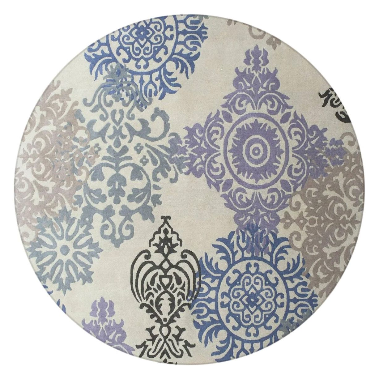 Jaipur Multi handtufted wool Organic Weave Shop 6' Round/Circle Multi