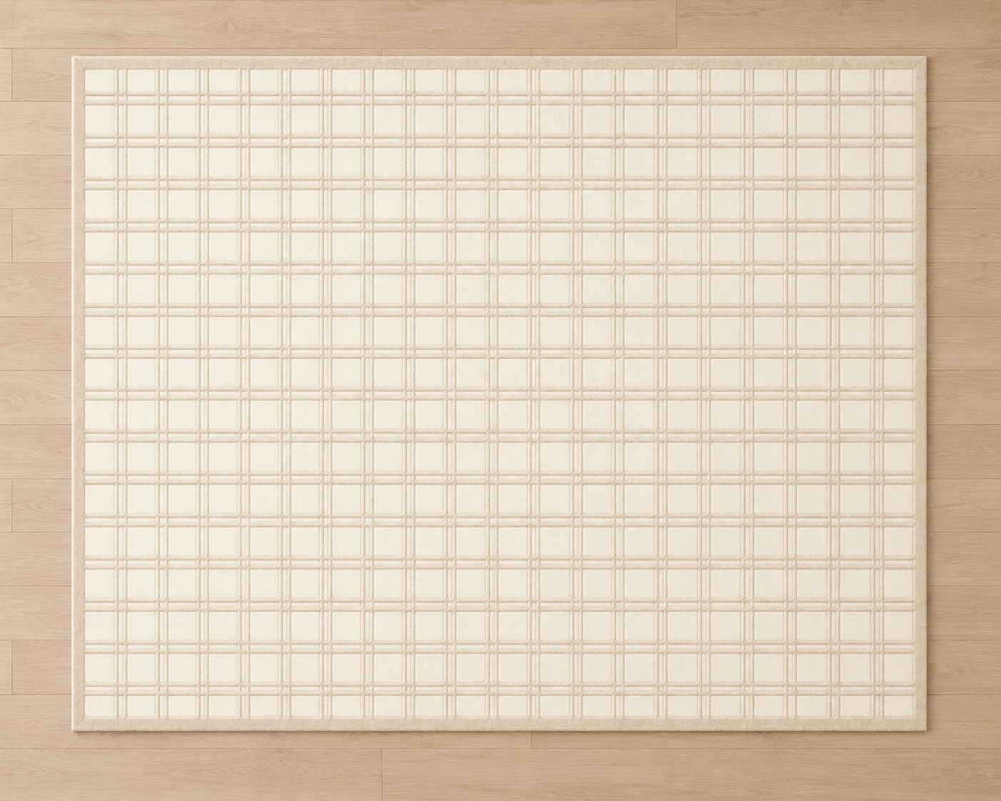 On The Grid Handknotted Wool - 2 Colors Rugs Organic Weave Shop