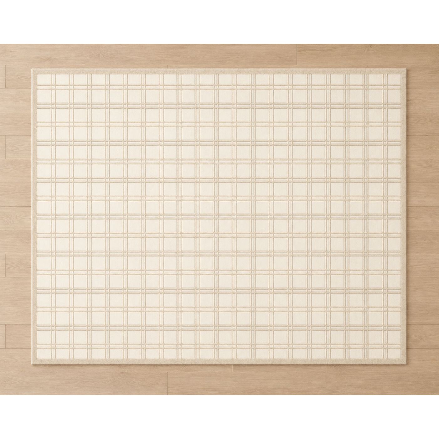 On The Grid Handknotted Wool - 2 Colors Rugs Organic Weave Shop