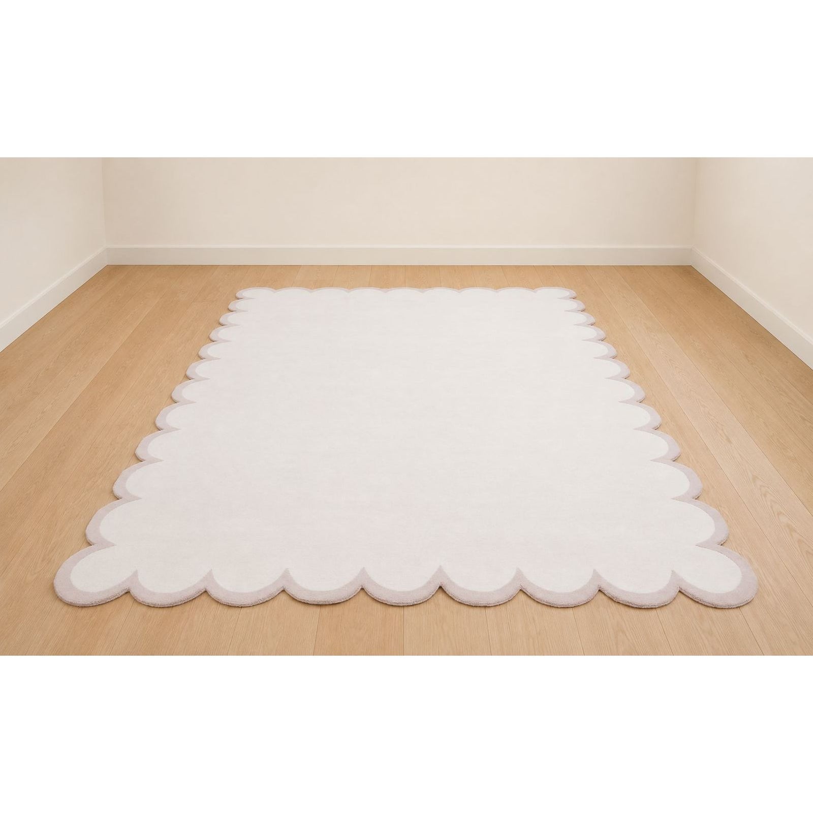 Sculpted Border Wool Handknotted - More Colors Available handknotted tibetan 60 knot Organic Weave Shop