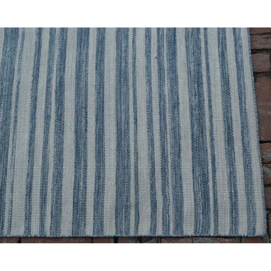 Anderson Strie Stripe Wool Flatweave wool flatweave Organic Weave Shop
