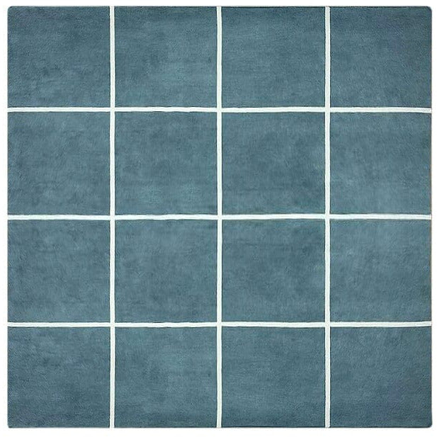 Avenues Grey Handknotted Wool handknotted tibetan 60 knot Organic Weave Shop