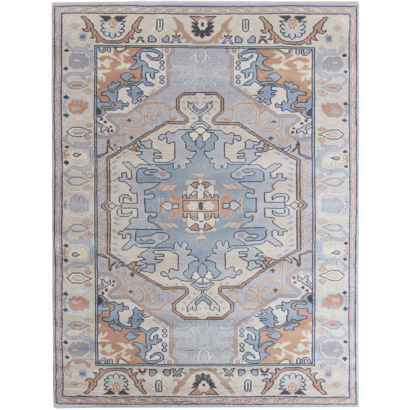Ballard Multi Handknotted handknotted tibetan 60 knot Organic Weave Shop