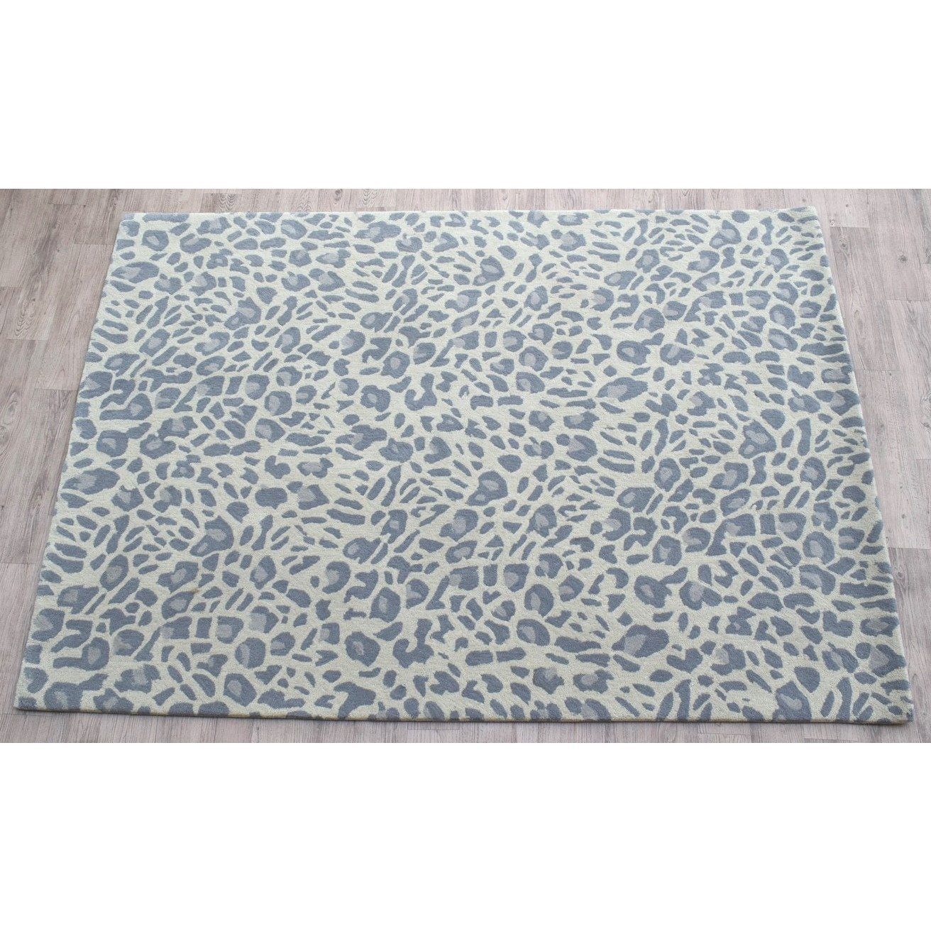 Wild One Grey Wool Rug SAMPLE samples Organic Weave Shop
