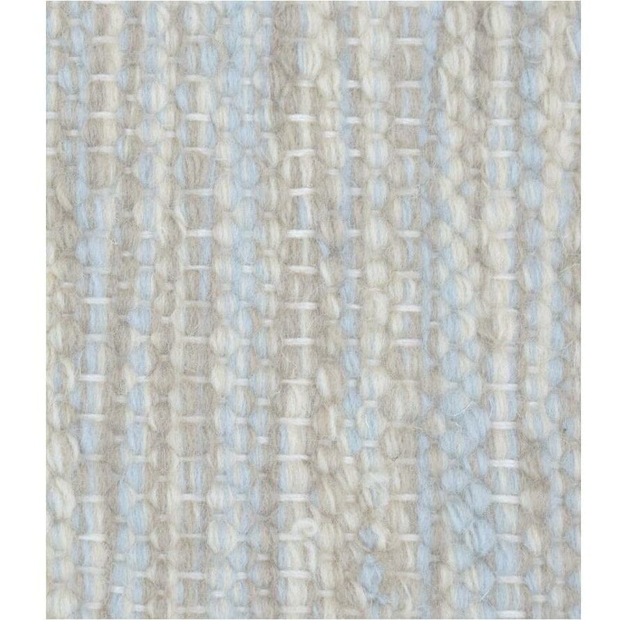 Anderson Wool Flatweave Taupe/Blue SAMPLE wool flatweave Organic Weave Shop