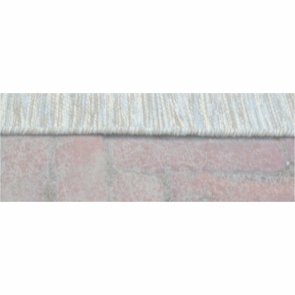 Anderson Wool Flatweave Taupe/Blue SAMPLE wool flatweave Organic Weave Shop