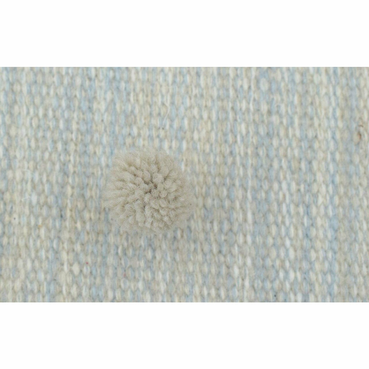 Anderson Wool Flatweave Taupe/Blue SAMPLE wool flatweave Organic Weave Shop