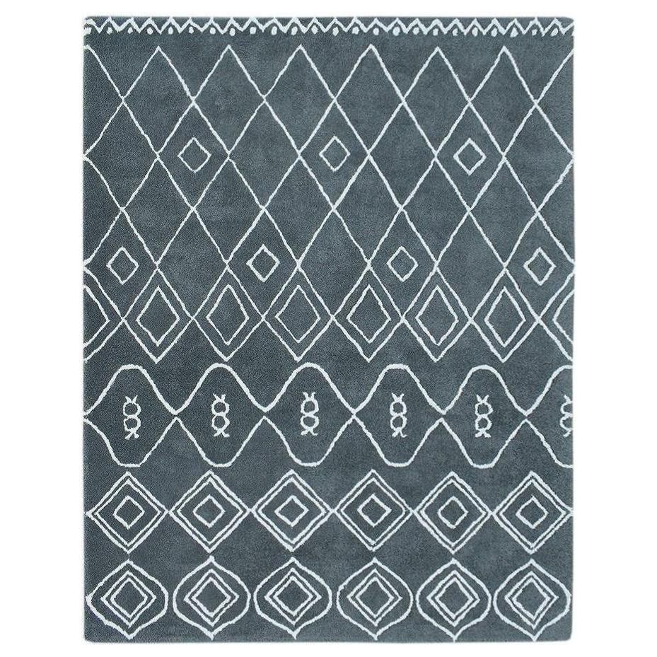 Rebel Fantasy Wool + Cotton Shag Charcoal handtufted wool + cotton shag Organic Weave Shop