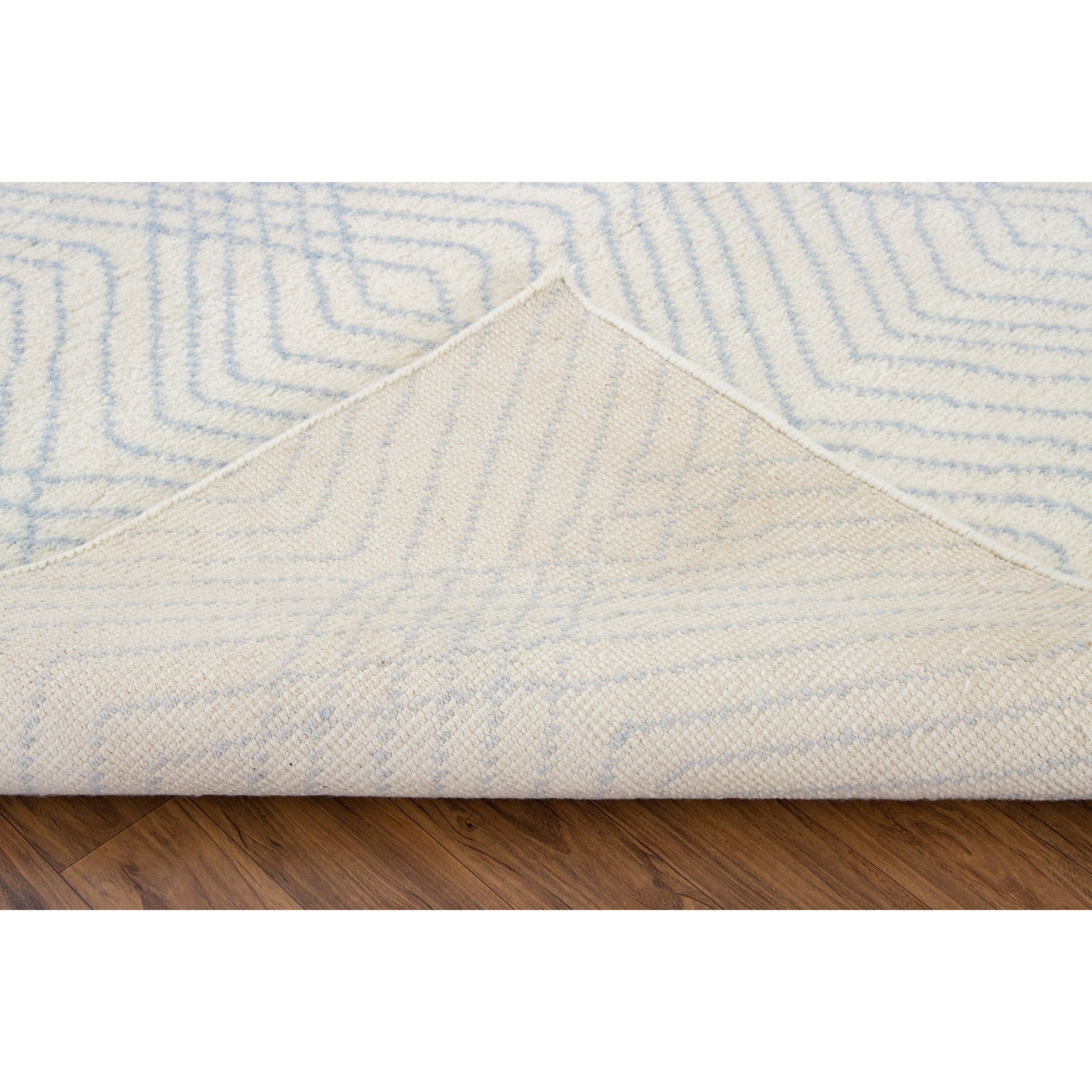 Pavillion Blue Handknotted handknotted tibetan 60 knot Organic Weave Shop