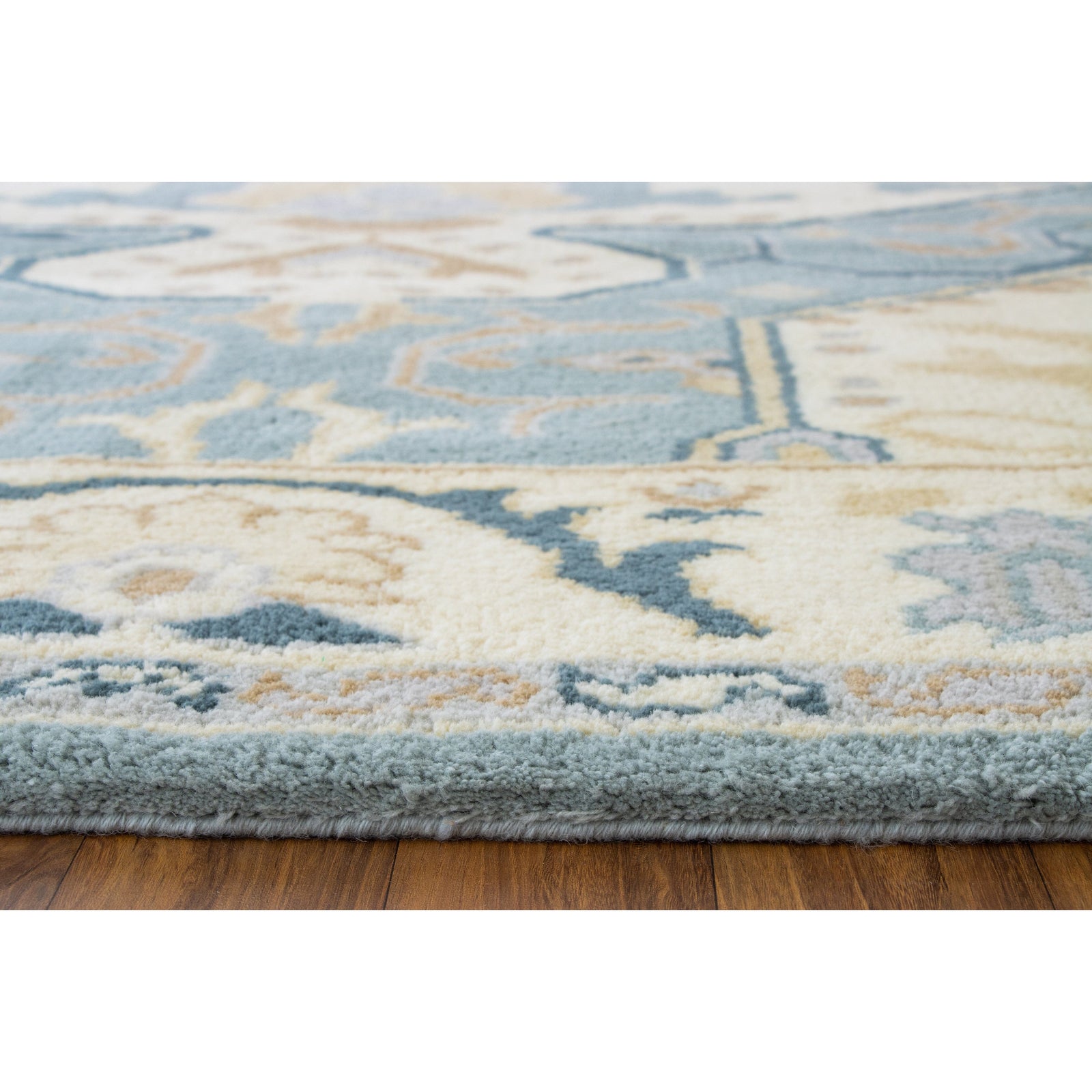 Ballard Blue Handknotted handknotted tibetan 60 knot Organic Weave Shop