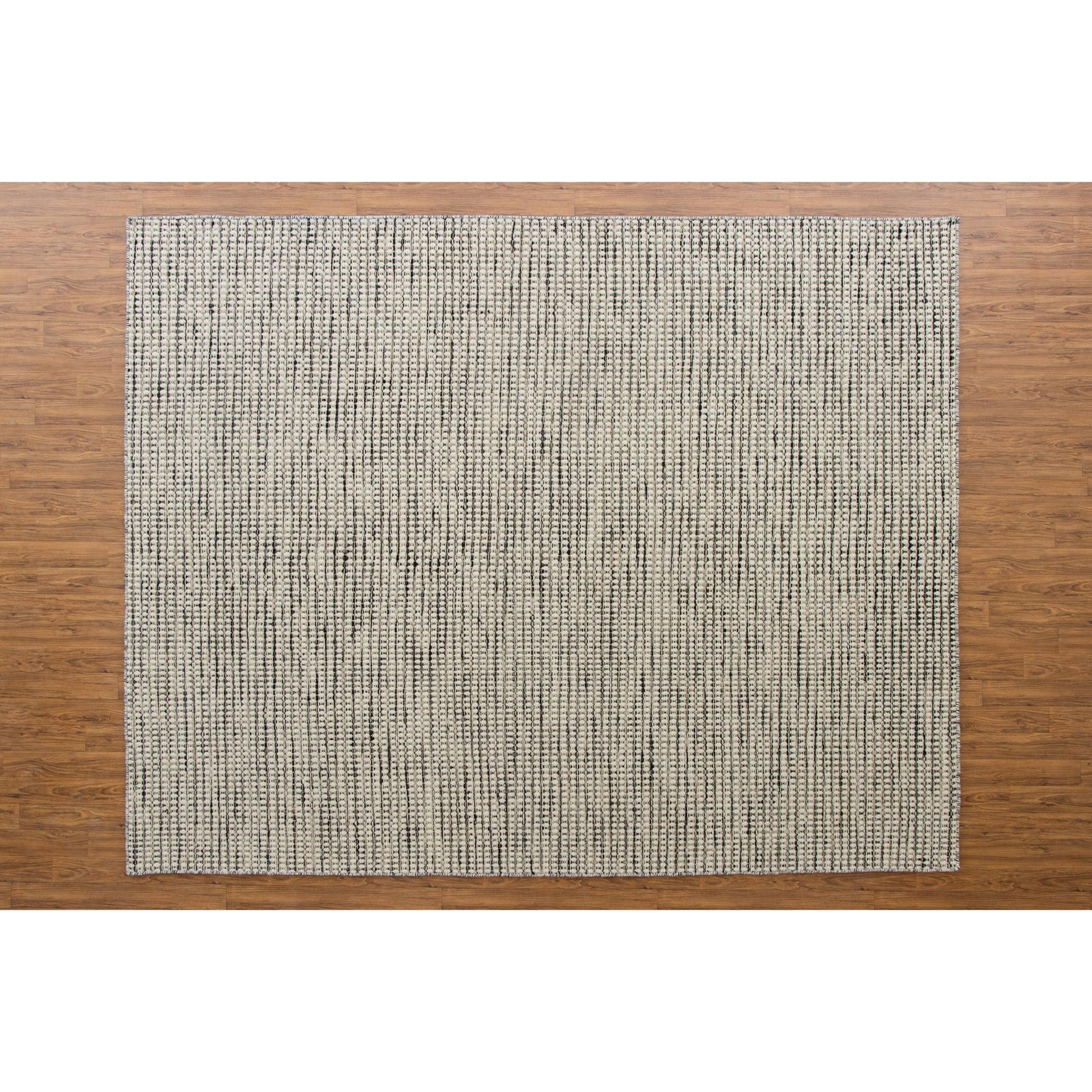 Whitney Black Wool Flatweave SAMPLE samples Organic Weave Shop