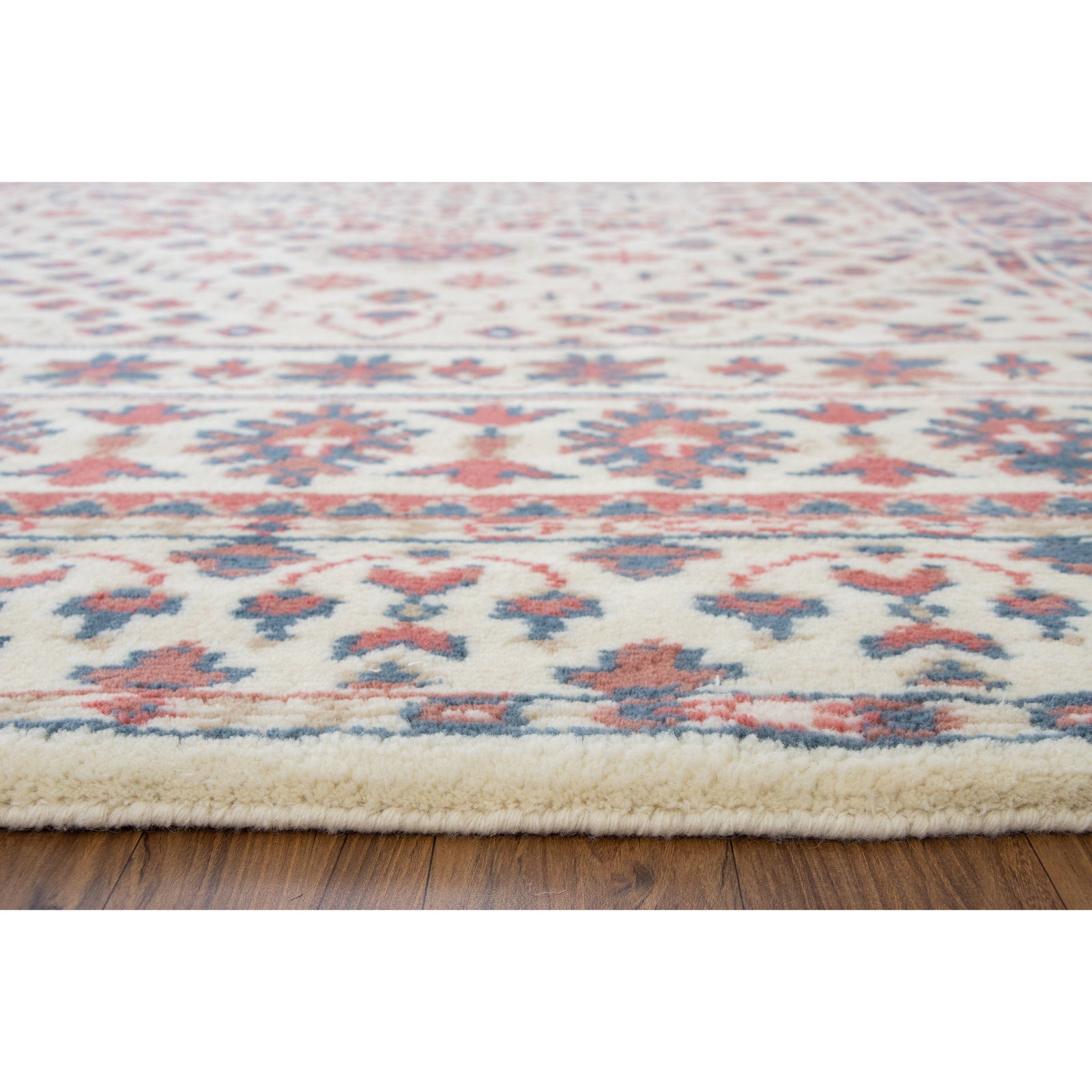 Lily Handknotted Pink 7'x12' handknotted tibetan 60 knot Organic Weave Shop