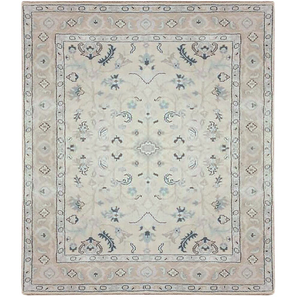 Lucerne Neutral Handknotted handknotted tibetan 60 knot Organic Weave Shop