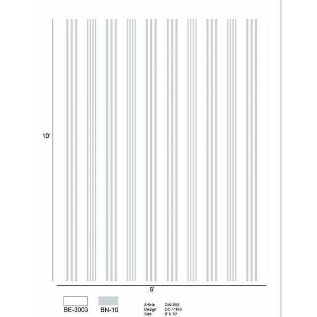 Newport Cotton Flatweave Grey Stripe cotton flatweave Organic Weave Shop