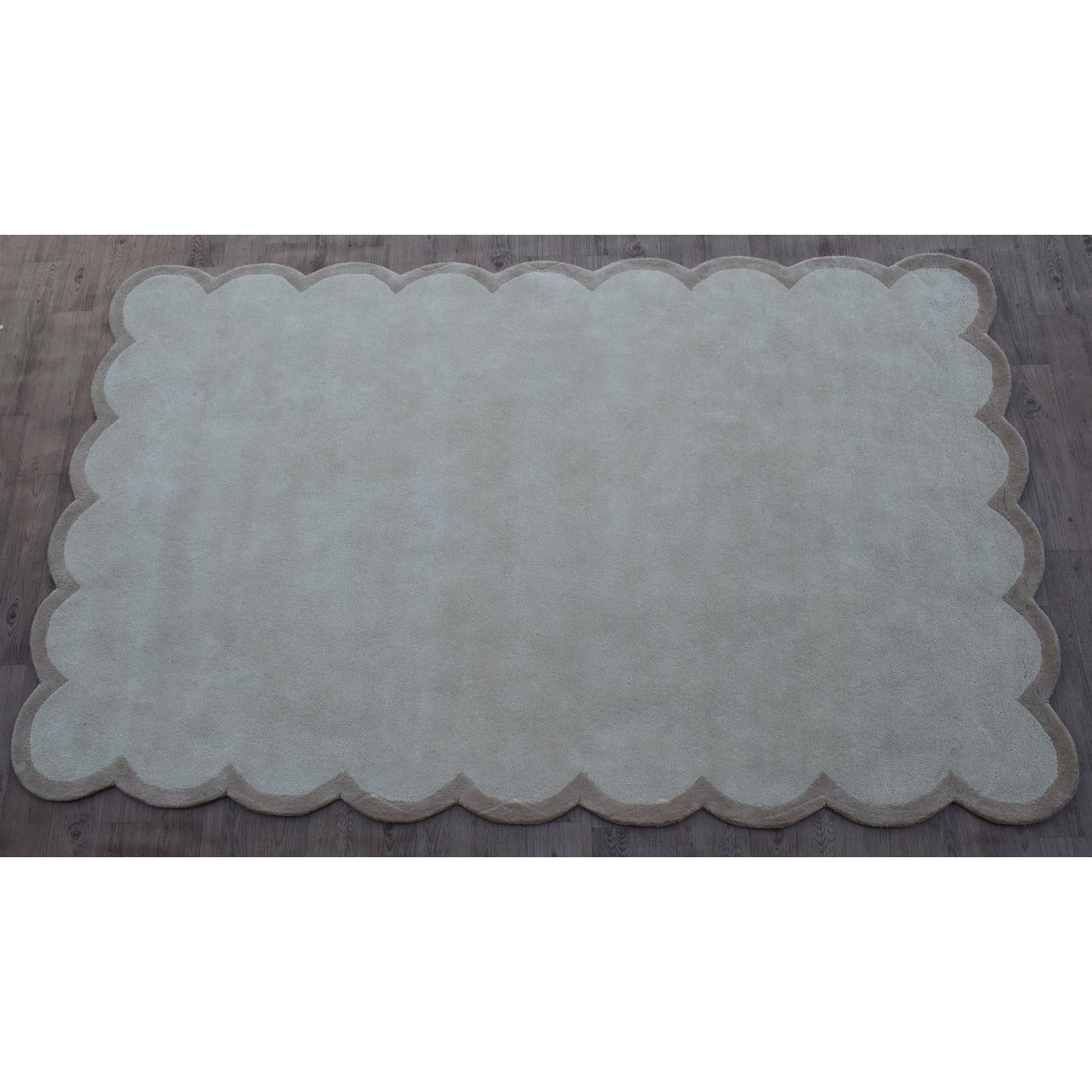 Sculpted Border Cotton Handknotted - More Colors Available handknotted tibetan 60 knot Organic Weave Shop