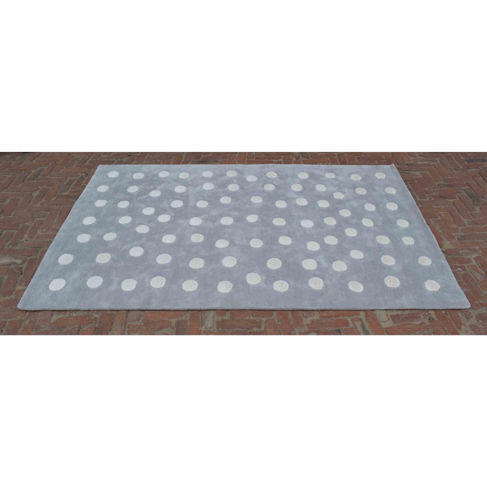 Polka Dot Grey SAMPLE samples Organic Weave Shop