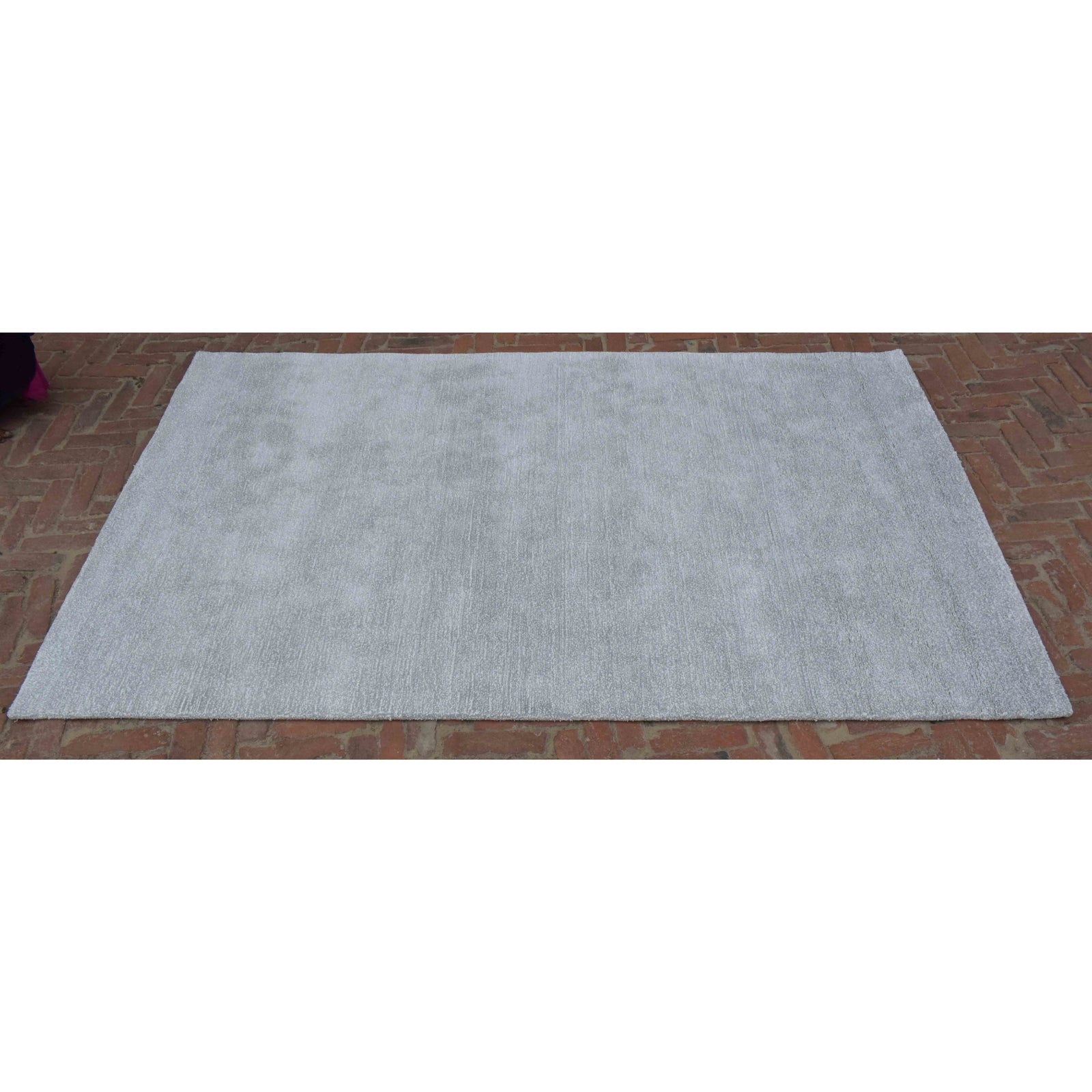 Signature Solid Strie Grey SAMPLE samples Organic Weave Shop
