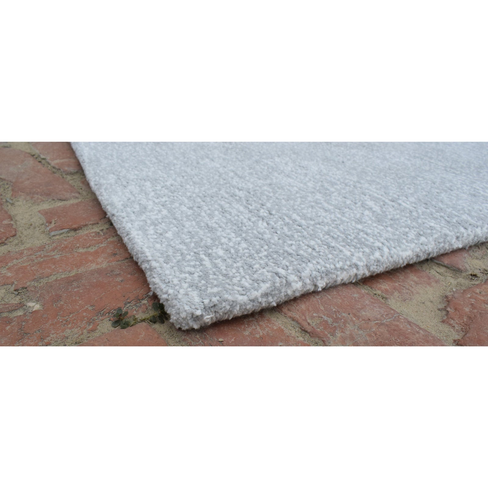 Signature Solid Strie Grey SAMPLE samples Organic Weave Shop
