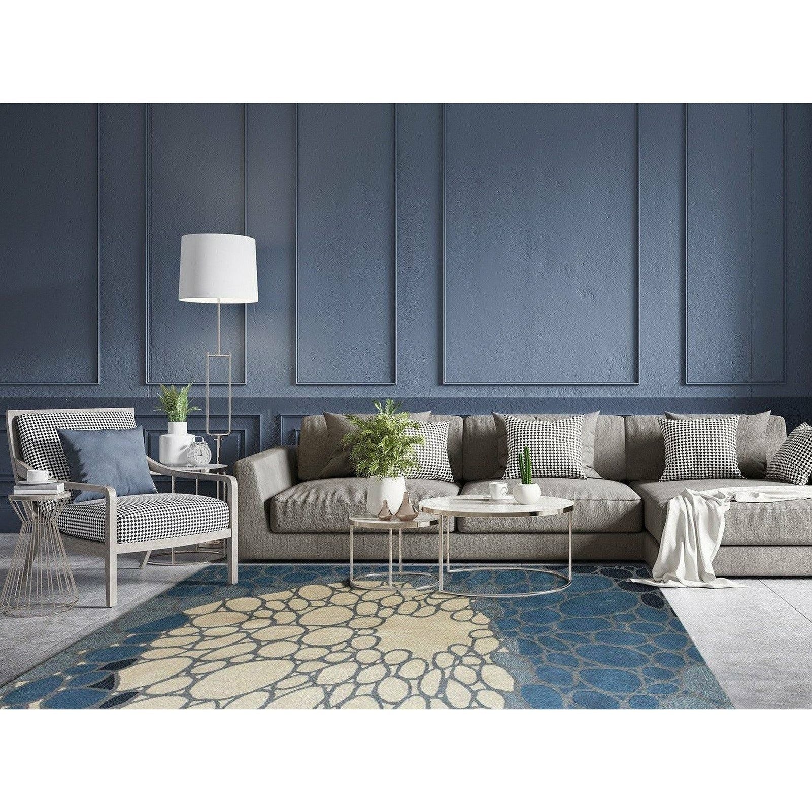 Rebel Soul 4' x 6' handtufted wool Organic Weave Shop
