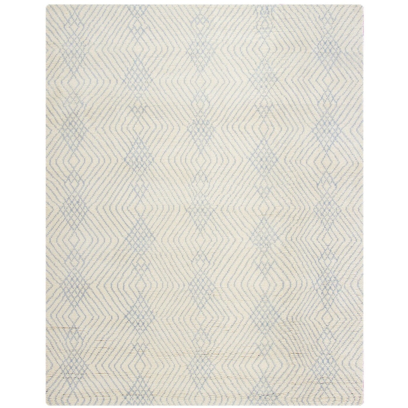 Pavillion Blue Handknotted handknotted tibetan 60 knot Organic Weave Shop