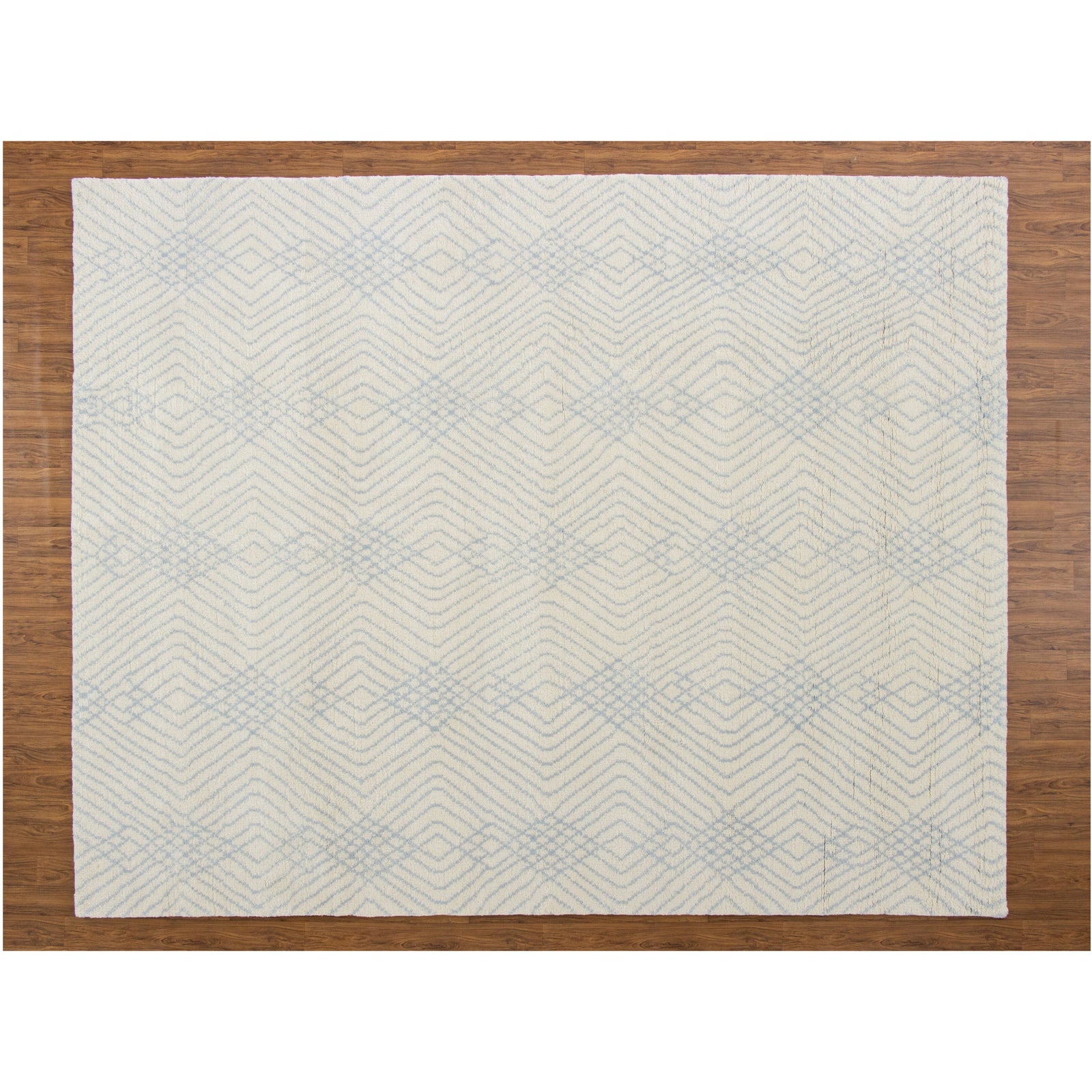 Pavillion Blue Handknotted handknotted tibetan 60 knot Organic Weave Shop