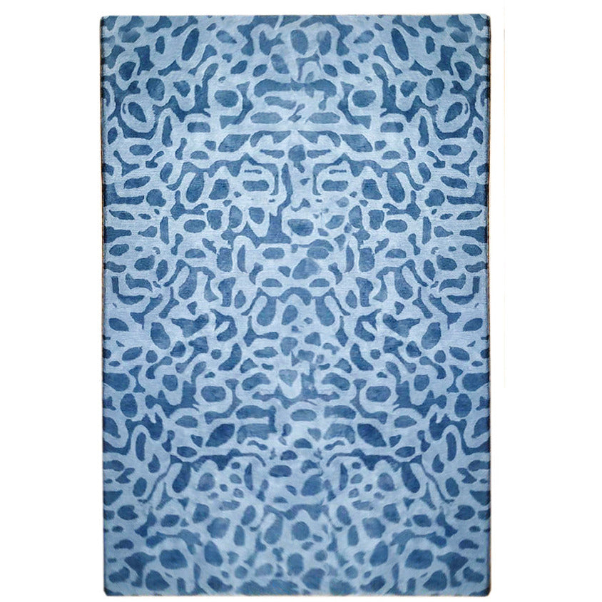 Pebbles Blue handtufted wool Organic Weave Shop